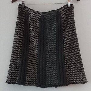 ETRO wool houndstooth sweater mini skirt